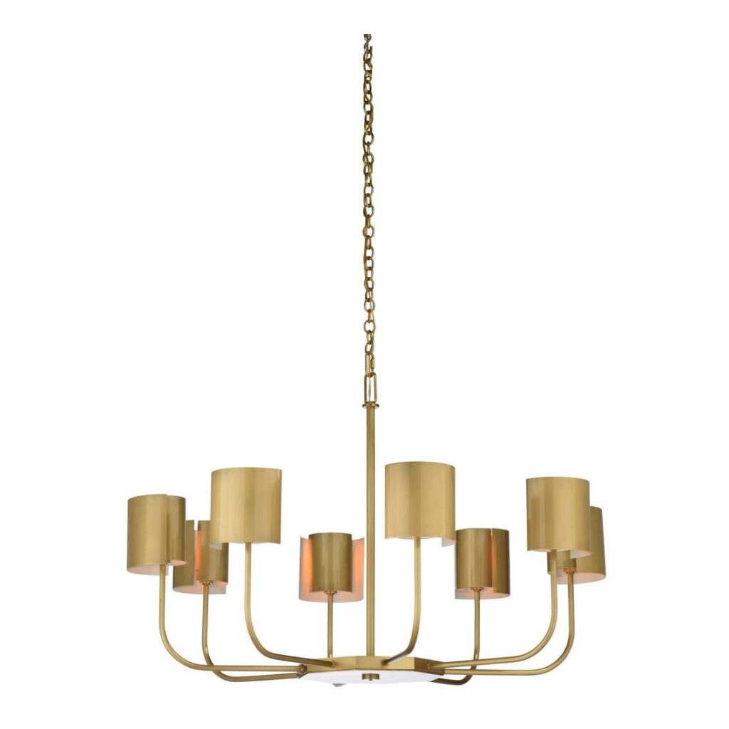 Castle Yard Chandelier - Brass