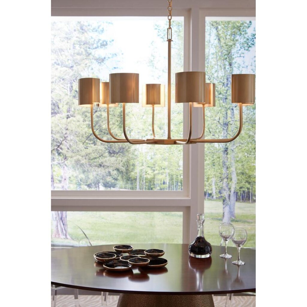 Castle Yard Chandelier - Brass - Image 5