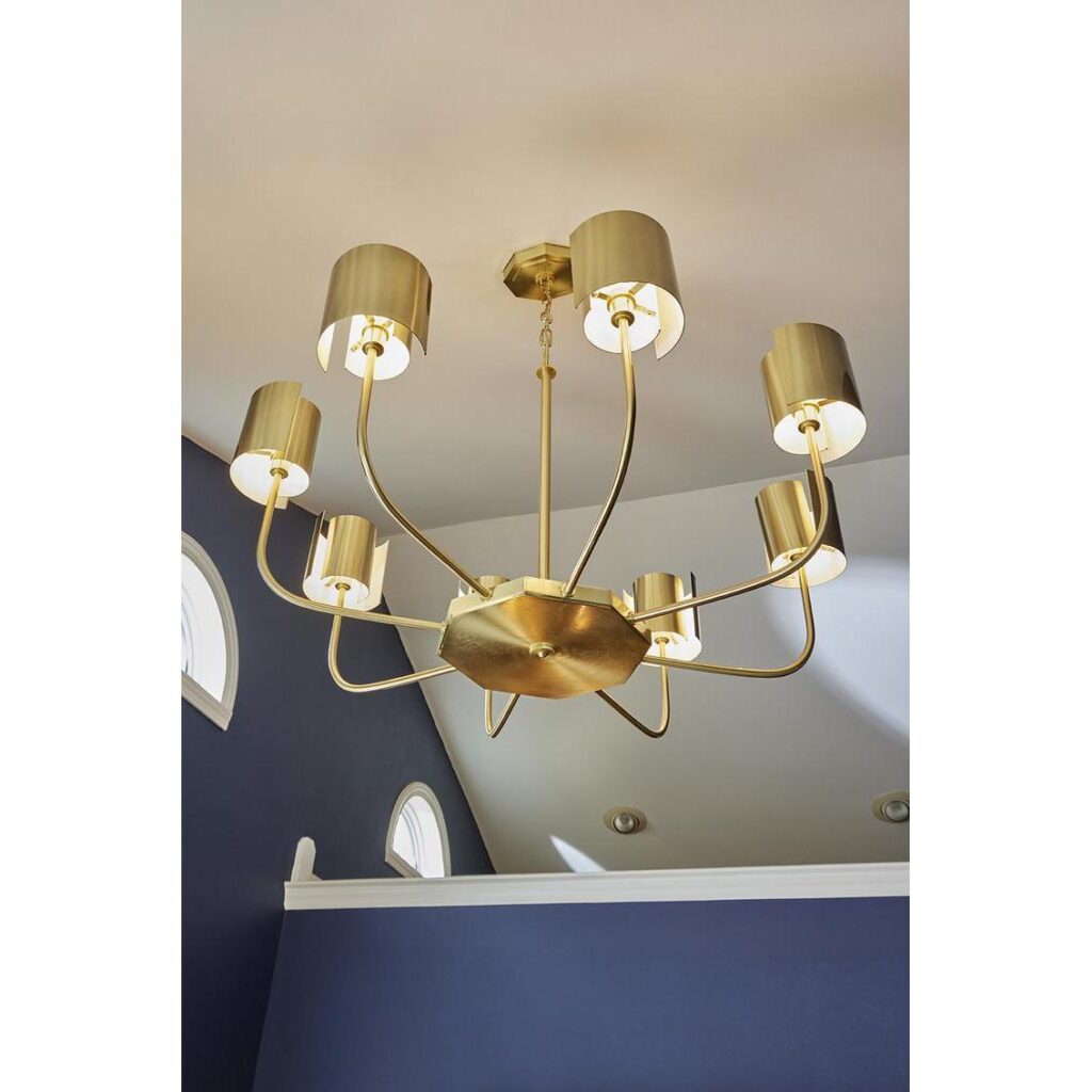 Castle Yard Chandelier - Brass - Image 6