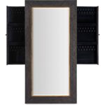 Big Sky Floor Mirror w/Jewelry Storage 6700-50007-99 6700 50007 99 straight open silo