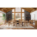 Big Sky Extendable Trestle Dining Table GCSR4698 6700 75200 400 410 50008 80003 80 75906 98 room