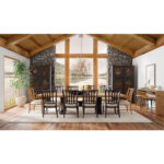 Big Sky Extendable Trestle Dining Table GCSR4698 6700 75200 400 50008 80003 80 75906 410 98 room
