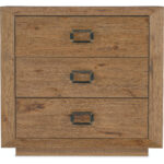 Big Sky Three Drawer Nightstand 6700-90015-80 6700 90015 80 straight silo