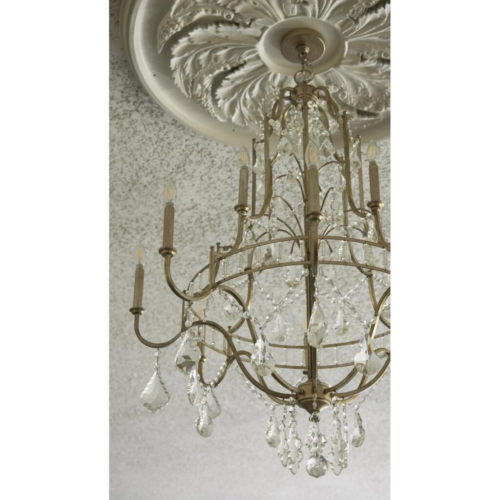 Buckhead Large Chandelier - Silver - Image 3