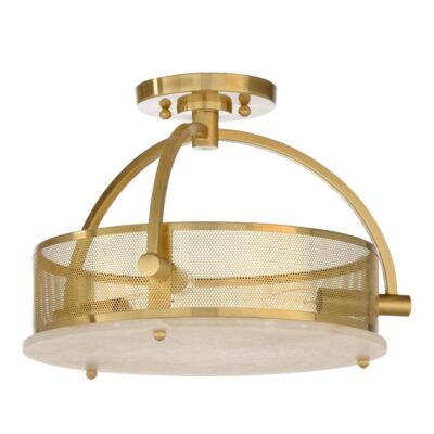 Moon Ceiling Light - Brass