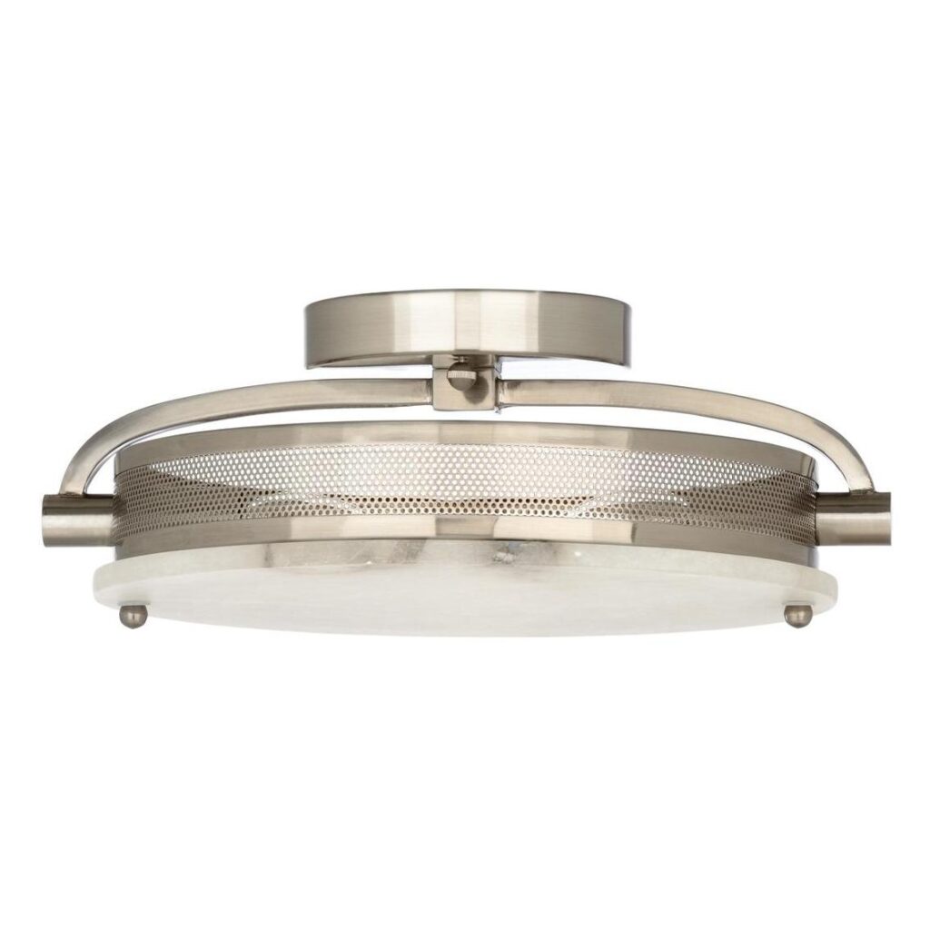 Moon Flush Mount - Nickel