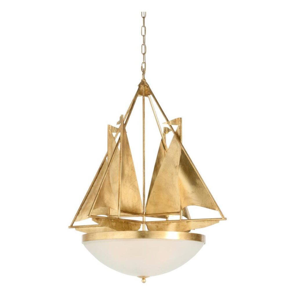 Regatta Chandelier - Gold
