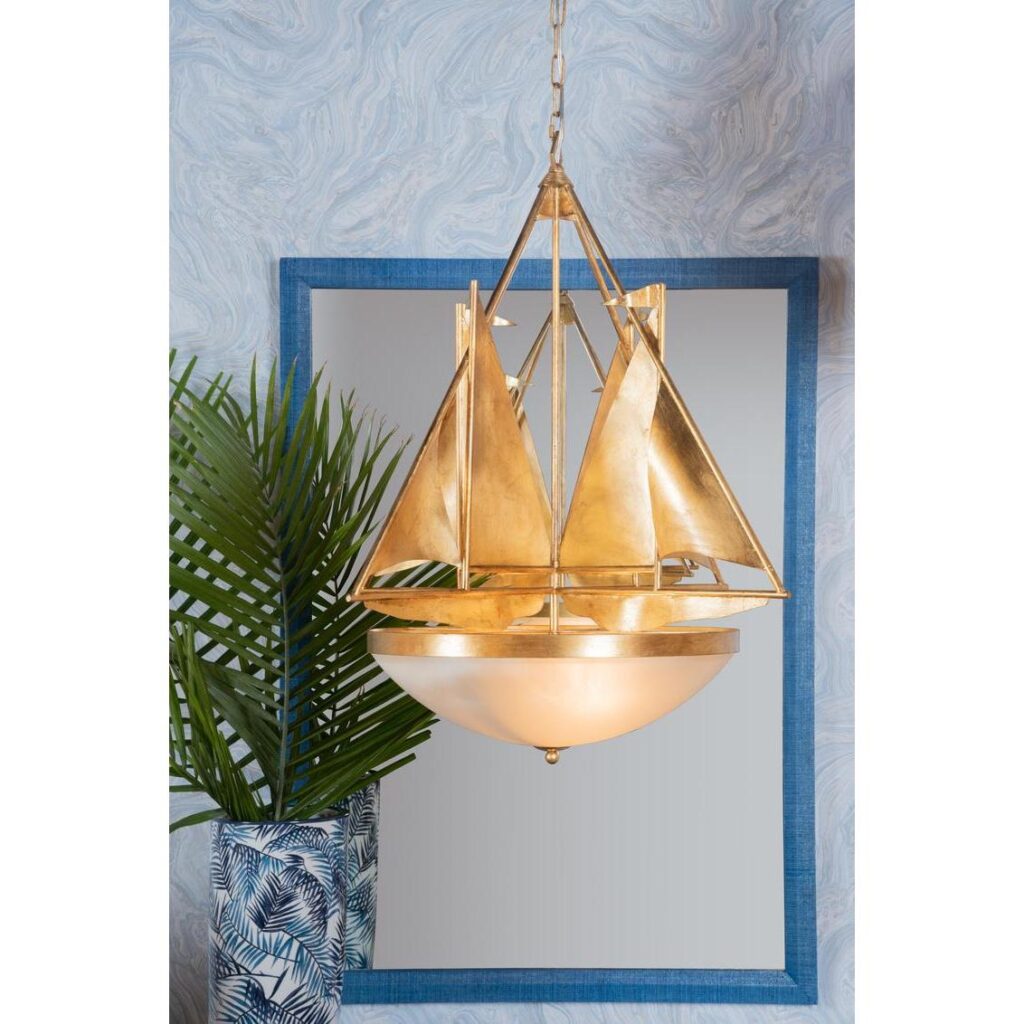 Regatta Chandelier - Gold - Image 3