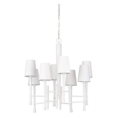 White Ferrier Chandelier
