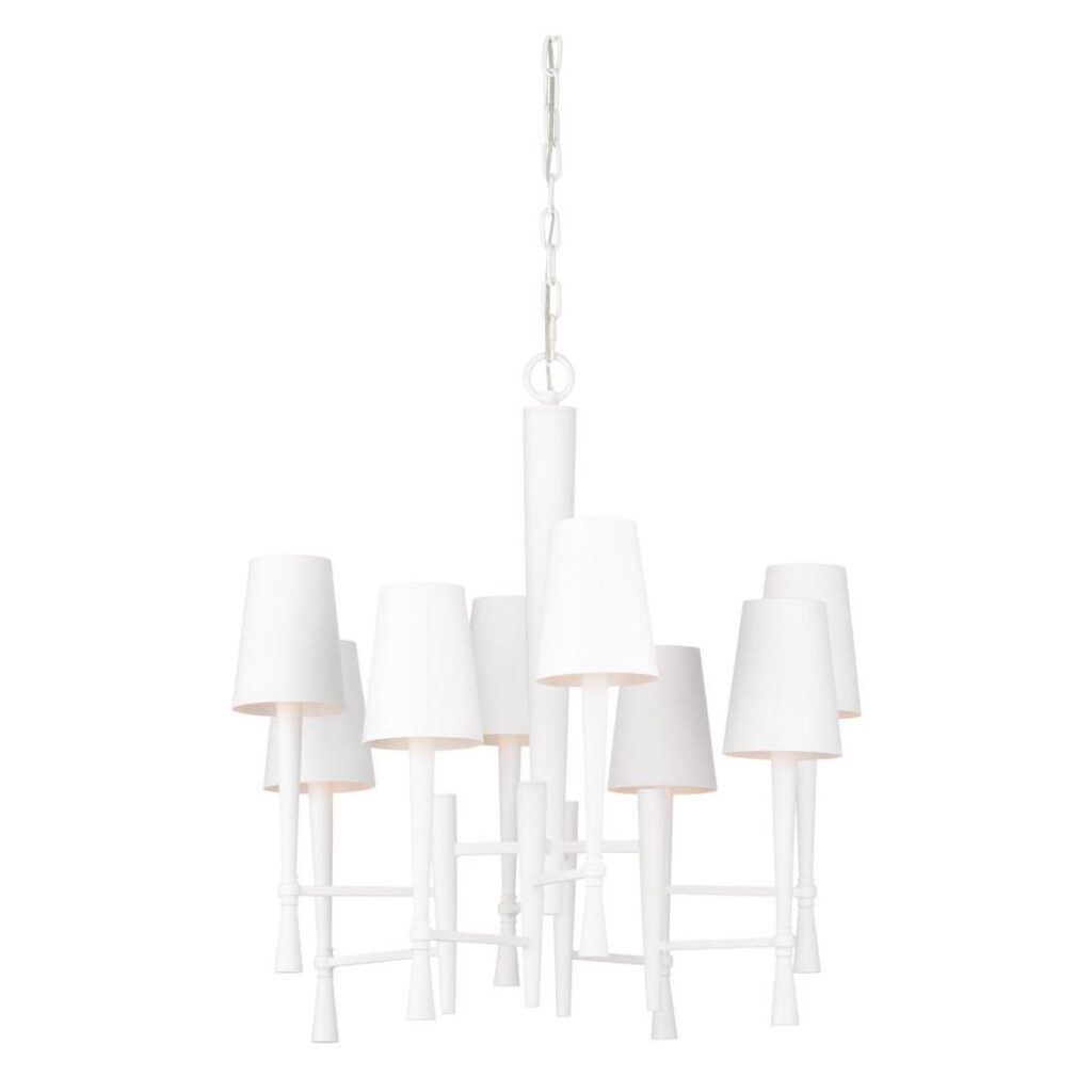 White Ferrier Chandelier - Image 2