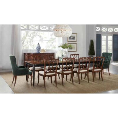 Charleston Rectangle Leg Dining Table w-2-22in leaves 16 Charleston Rectangle Leg Dining Table w-2-22in leaves 6750-75200-00 6750 75200 00 500 37 310 900 85 room