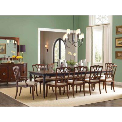 Charleston Rectangle Leg Dining Table w-2-22in leaves 17 Charleston Rectangle Leg Dining Table w-2-22in leaves 6750-75200-00 6750 75200 00 75300 310 85 room