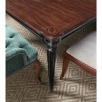 Charleston Rectangle Leg Dining Table w-2-22in leaves 6750-75200-00 6750 75200 00 detail