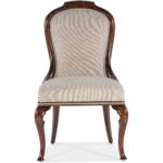 Charleston Upholstered Side Chair 6750-75610-85 6750 75610 85 straight silo