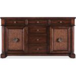 Charleston Two Door-Six Drawer Buffet 6750-75902-85 6750 75902 85 straight silo