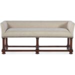 Charleston Bed Bench 6750-90019-85 6750 90019 85 straight silo
