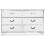 Charleston 64'' W 6 - Drawer Dresser GCSR5117 6750 90101 06 straight sillo
