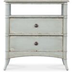 Charleston Nightstand 6750-90216-40 6750 90216 40 straight silo