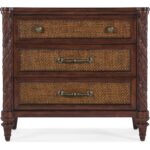 Charleston Three-Drawer Nightstand 6750-90316-85 6750 90316 85 straight silo