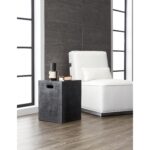 Castor End Table - White 68016 68016 CASTOR END TABLE BLACK 5