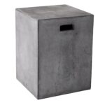 Castor End Table - Grey 68018 68018 CASTOR CUBE END TABLE GREY 1
