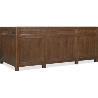 Driftwood Executive Desk 6820-10462-85 6820 10462 85 back silo