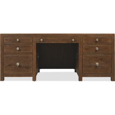 Driftwood Executive Desk 6820-10462-85 6820 10462 85 straight silo