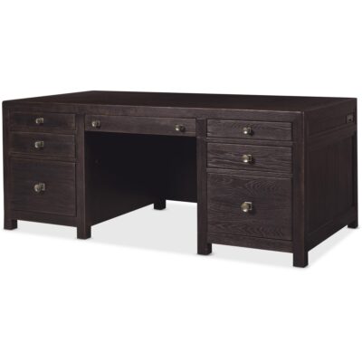 Driftwood Executive Desk 8 Driftwood Executive Desk 6820-10462-99 6820 10462 99 silo1