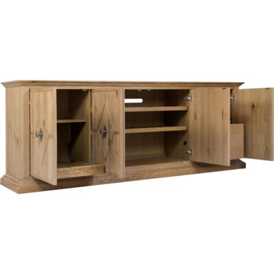 Driftwood Entertainment Credenza 6820-55490-80 6820 55490 80 open silo