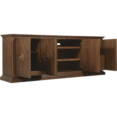 Driftwood Entertainment Credenza 6820-55490-85 6820 55490 85 open silo