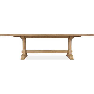 Driftwood Rectangle Dining Table with Two 20-inch Leaves 6820-75200-80 6820 75200 80 straight silo1