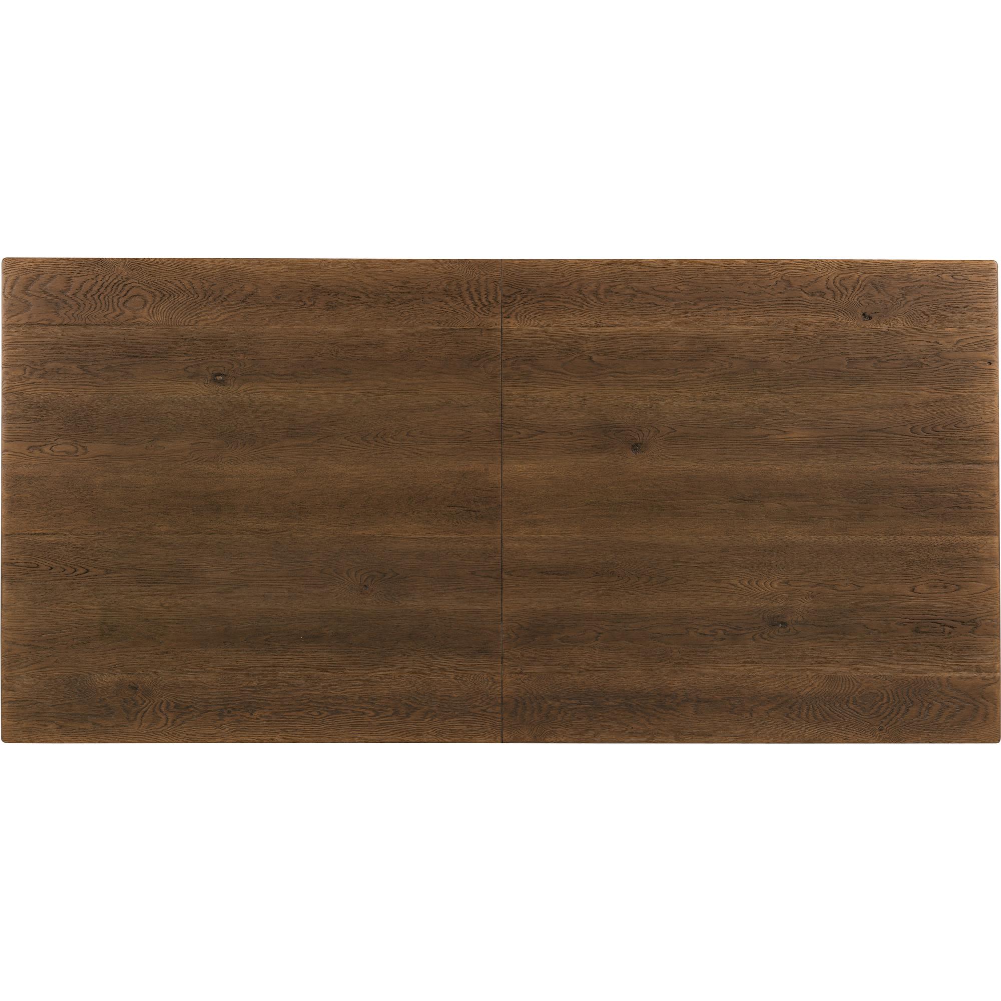 Driftwood Rectangle Dining Table with Two 20-inch Leaves 6 Driftwood Rectangle Dining Table with Two 20-inch Leaves - Image 6