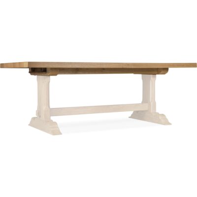 Driftwood Rectangle Dining Table with Two 20-inch Leaves 6820-75200-80 6820 75200t 80 silo