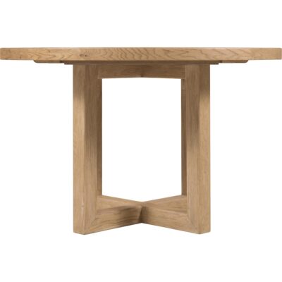 Driftwood 48in Round Dining Table 6820-75213-80 6820 75213 80 straight silo