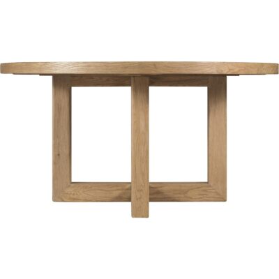Driftwood 60in Round Dining Table 6820-75223-80 6820 75223 80 back silo