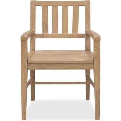Driftwood Splatback Arm Chair 6820-75301-80 6820 75301 80 straight silo