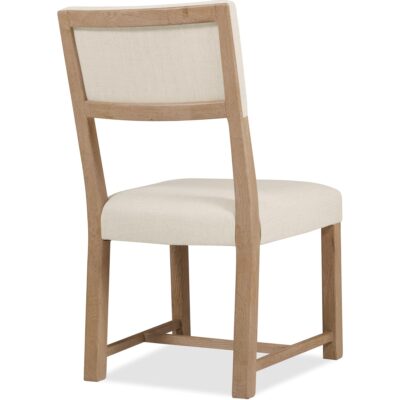 Driftwood Upholstered Side Chair 6 Driftwood Upholstered Side Chair 6820-75410-80 6820 75410 80 back silo