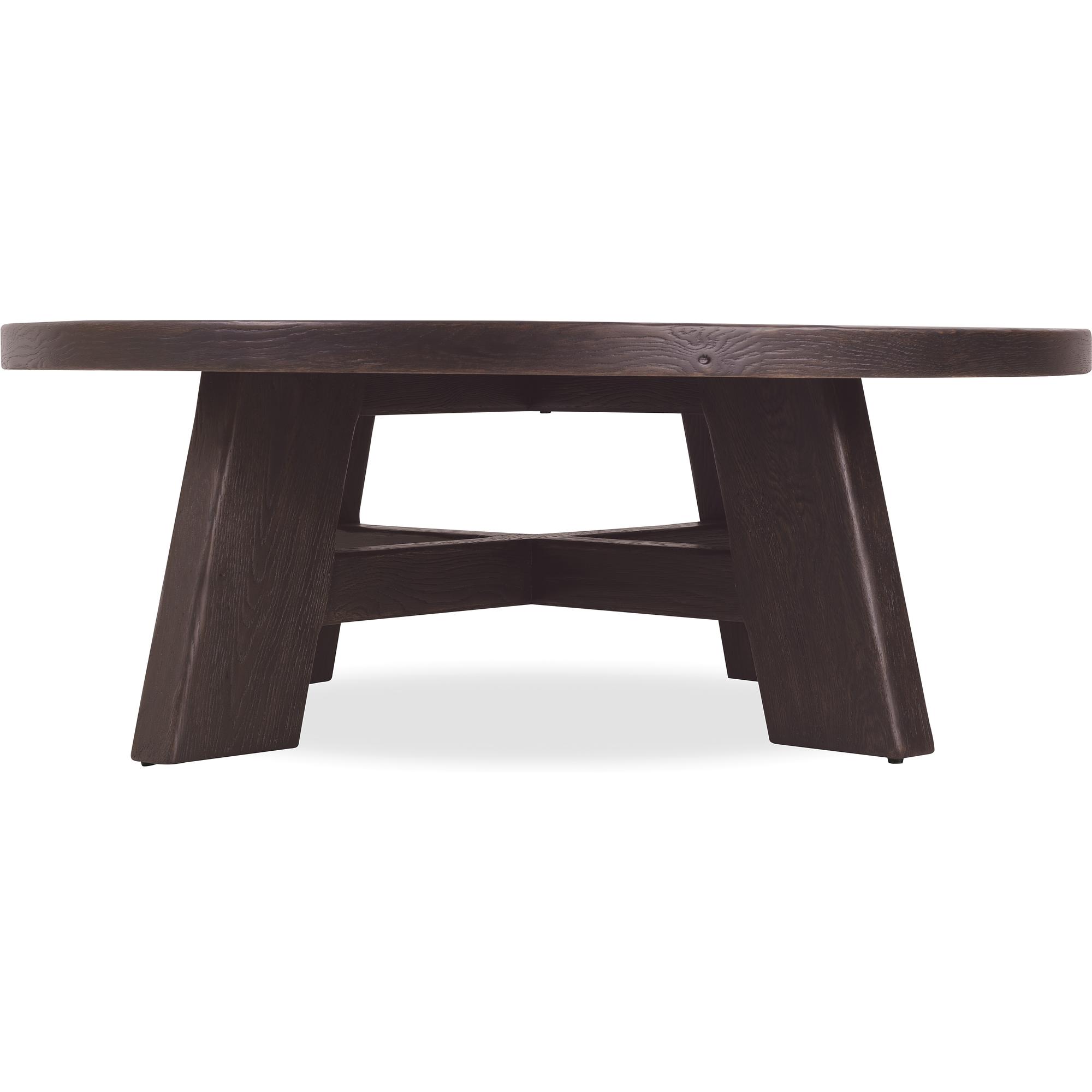 Driftwood Round Cocktail Table 2 Driftwood Round Cocktail Table - Image 2