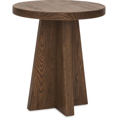 Driftwood Round End Table