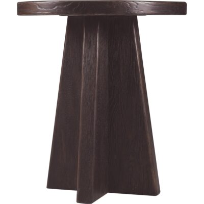 Driftwood Round End Table