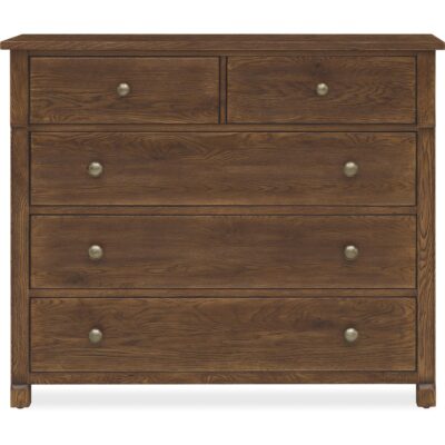 Driftwood Five-Drawer Chest 6820-90011-85 6820 90011 85 straight silo