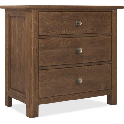 Driftwood Three-Drawer Nightstand