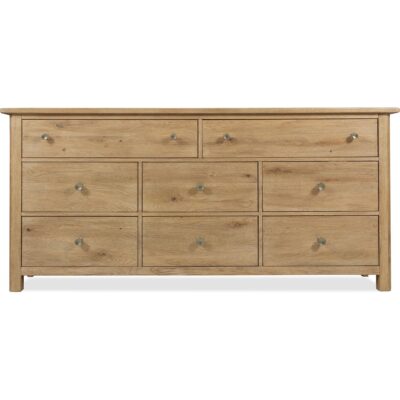 Driftwood Eight-Drawer Dresser 6820-90202-80 6820 90202 80 straight silo