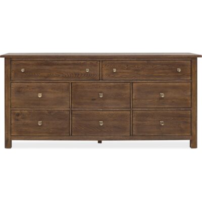 Driftwood Eight-Drawer Dresser 6820-90202-85 6820 90202 85 straight silo