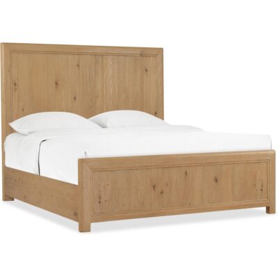 Driftwood King Panel Bed