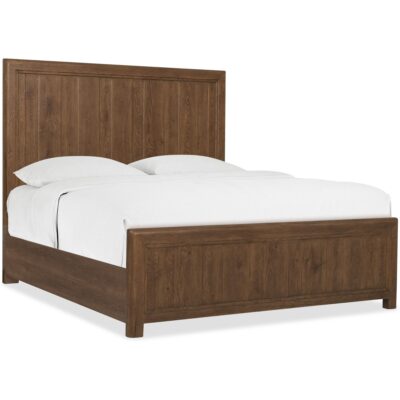 Driftwood King Panel Bed