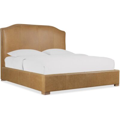 Driftwood King Upholstered Bed