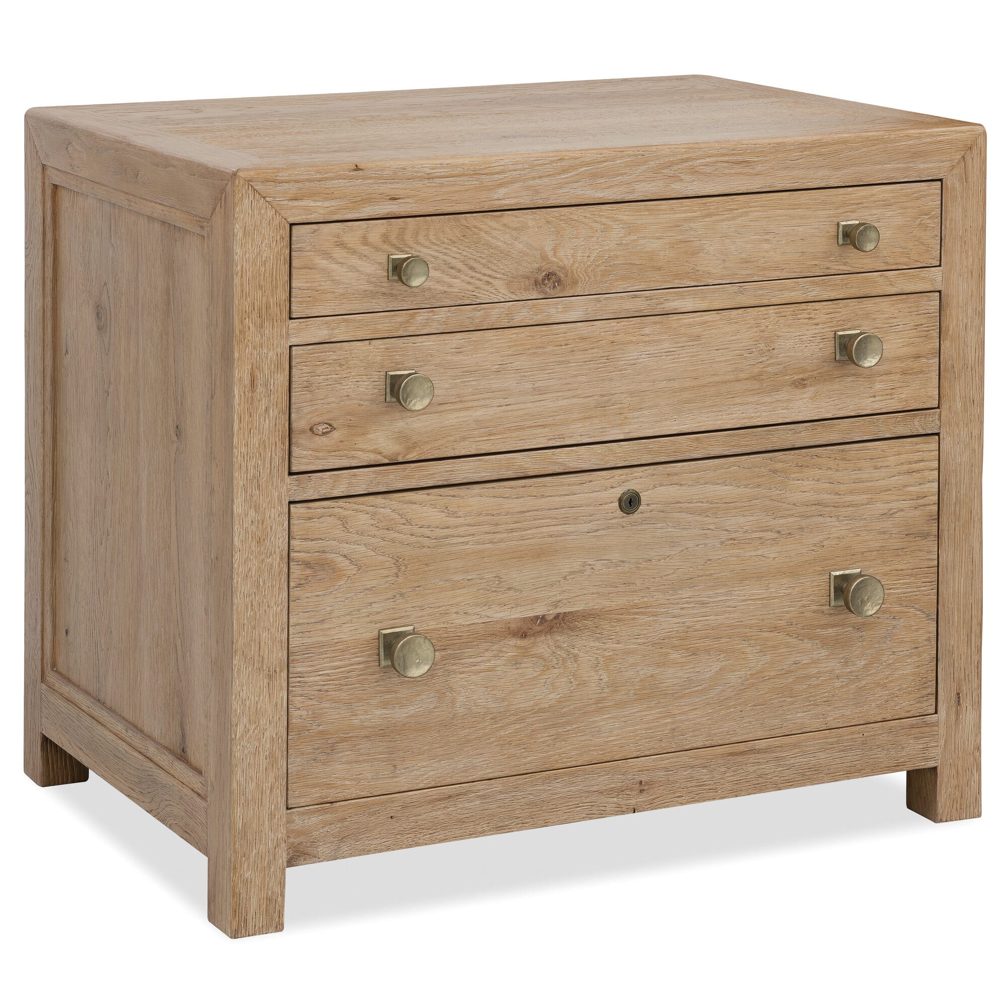 Driftwood Three Drawer Chest 1 Driftwood Three Drawer Chest