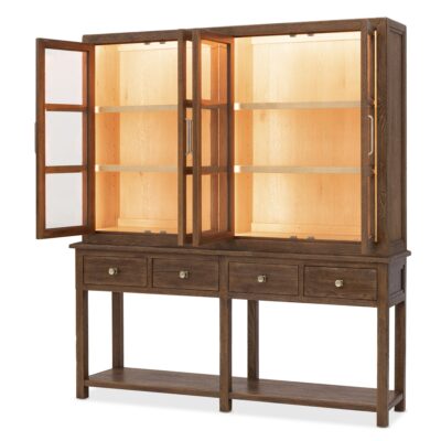 Driftwood Display Sideboard 9 Driftwood Display Sideboard 6820-75900-85 6820 75900 85 open silo4