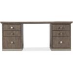 Modern Mood Executive Desk 6850-10462-89 6850 10462 89 straight silo